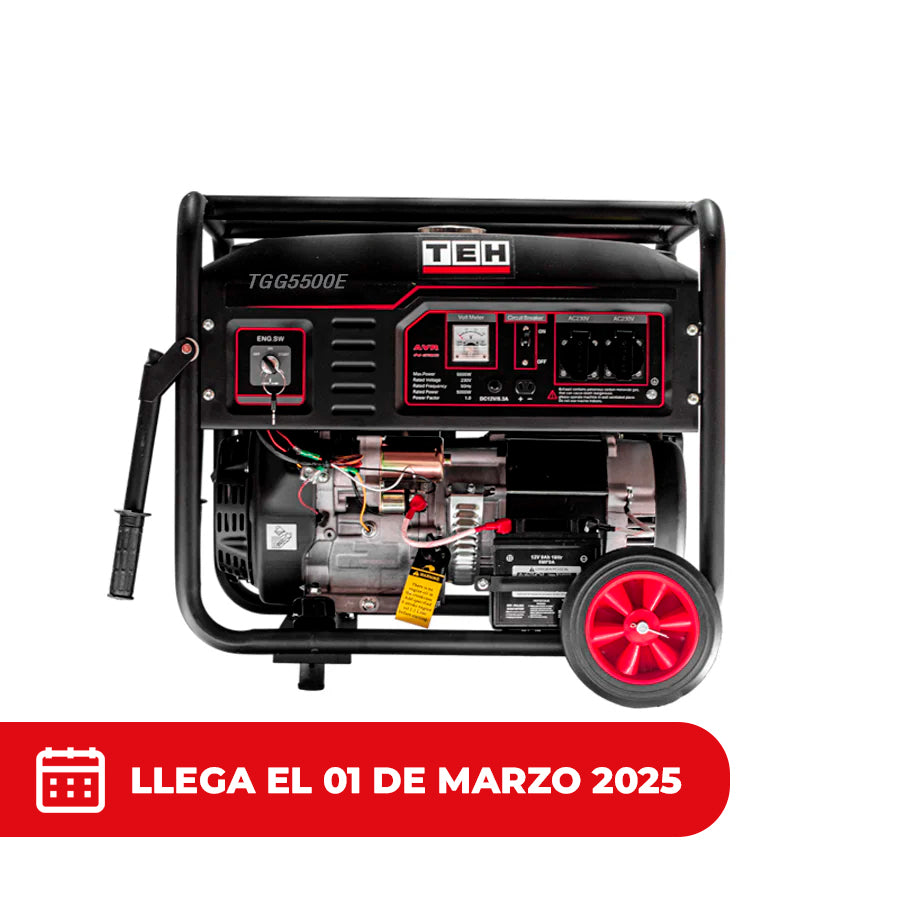 PREVENTA Generador a Gasolina 5.5 kW Partida eléctrica TEHTOOLS