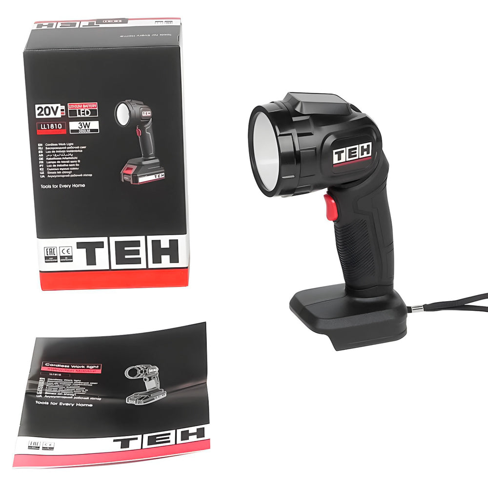 Luz de Trabajo LED Inalámbrica + 1 Batería + Cargador TEHTOOLS