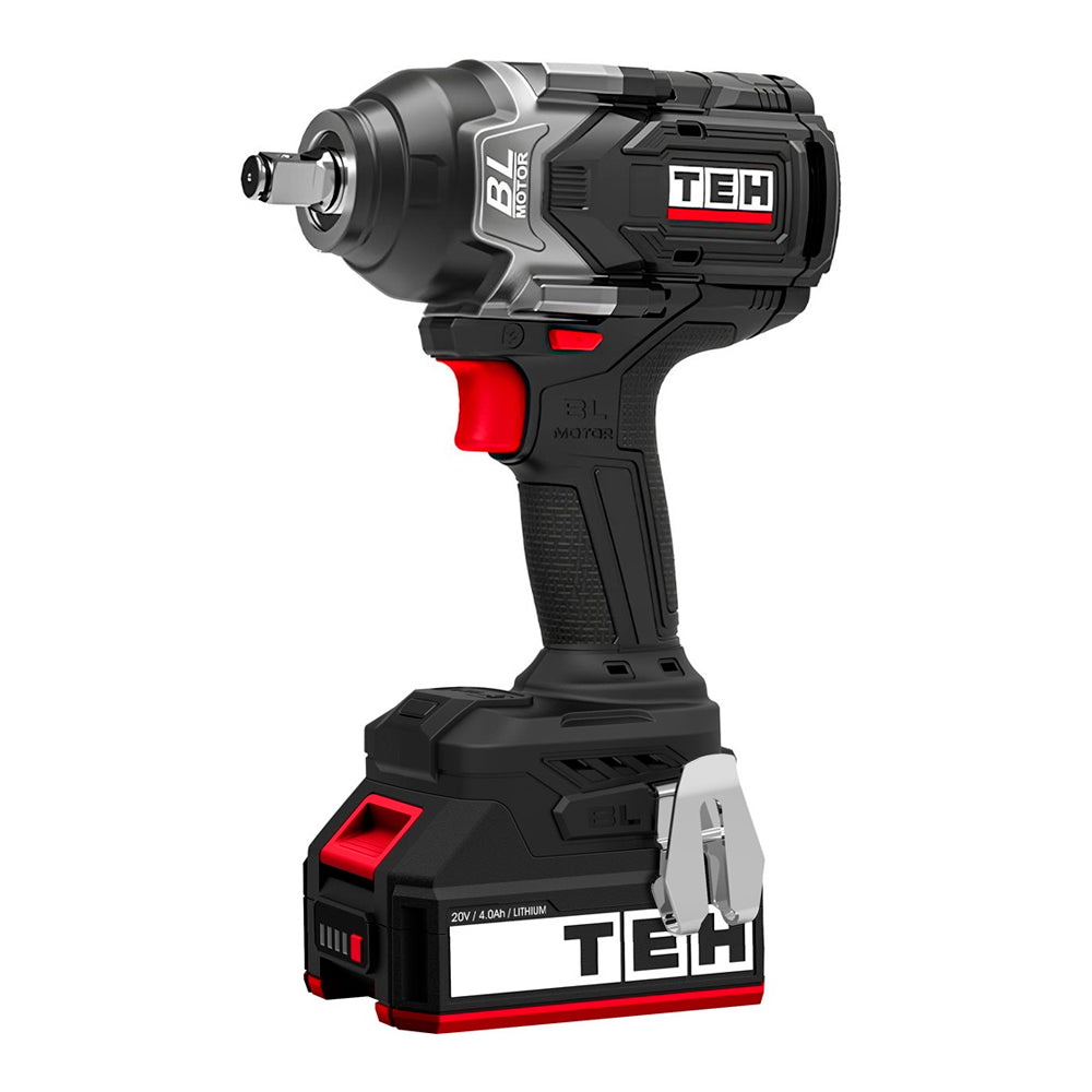 Llave de Impacto Inalámbrica 20V 850NM + 1 Baterías + Cargador TEHTOOLS